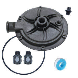 Booster Pump Worm Housing with Quick Connect Fitting and O-Ring Kit, Compatible with Polaris PB4-60 booster pump, Replacement Pump Volute for R0536600 R0621000 R0536300